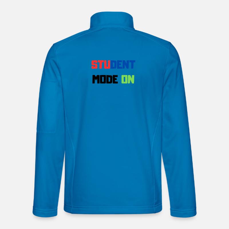 Étudiant drôle – Mode Étudiant ACTIVÉ - Veste en tissu softshell Unisexe - bleu clair