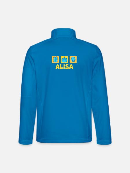Alisa - Unisex Softshell Jacket - light blue