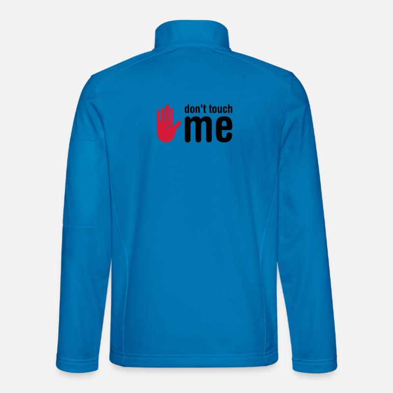 don't touch me - Unisex Softshell Jacket - light blue