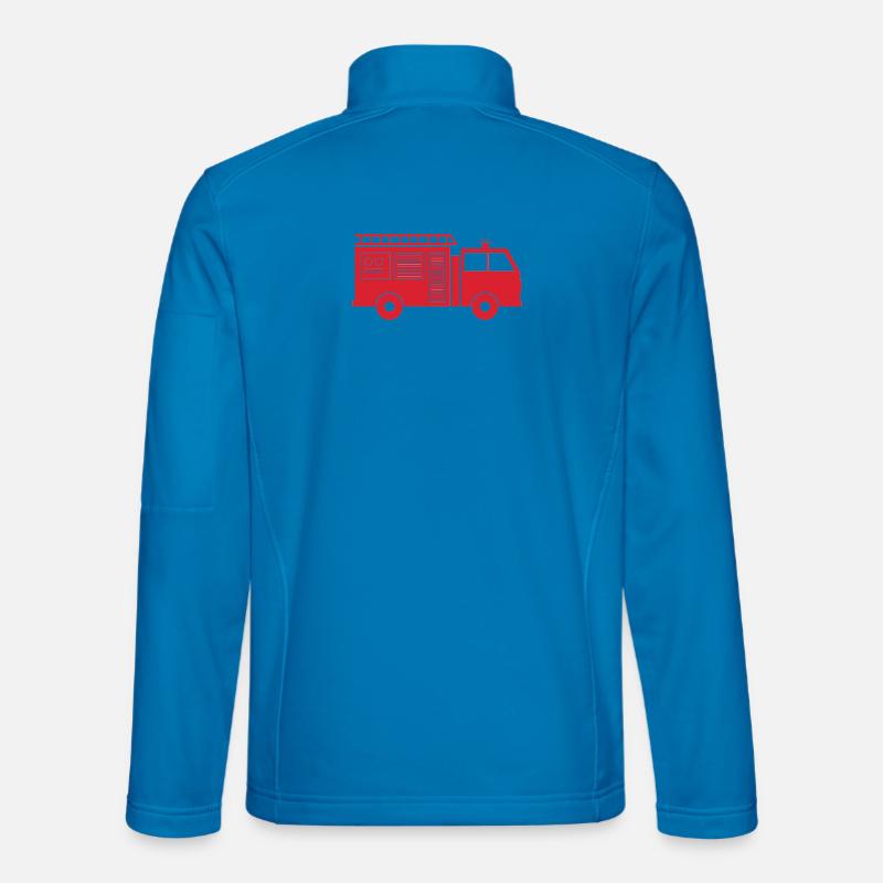 Fire truck - Unisex Softshell Jacket - light blue