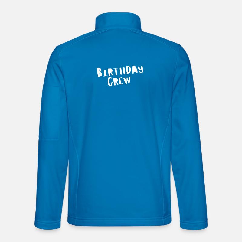Birthday Crew - Unisex Softshelljacke - Lichtblau