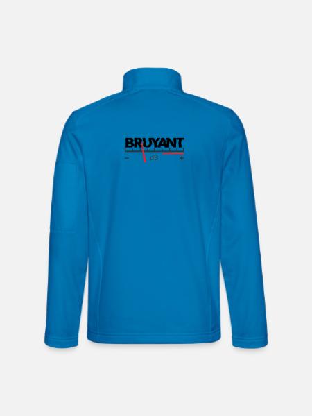 Bruyant - Veste en tissu softshell Unisexe - bleu clair