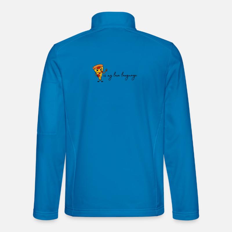 Pizza - Unisex Softshell Jacket - light blue
