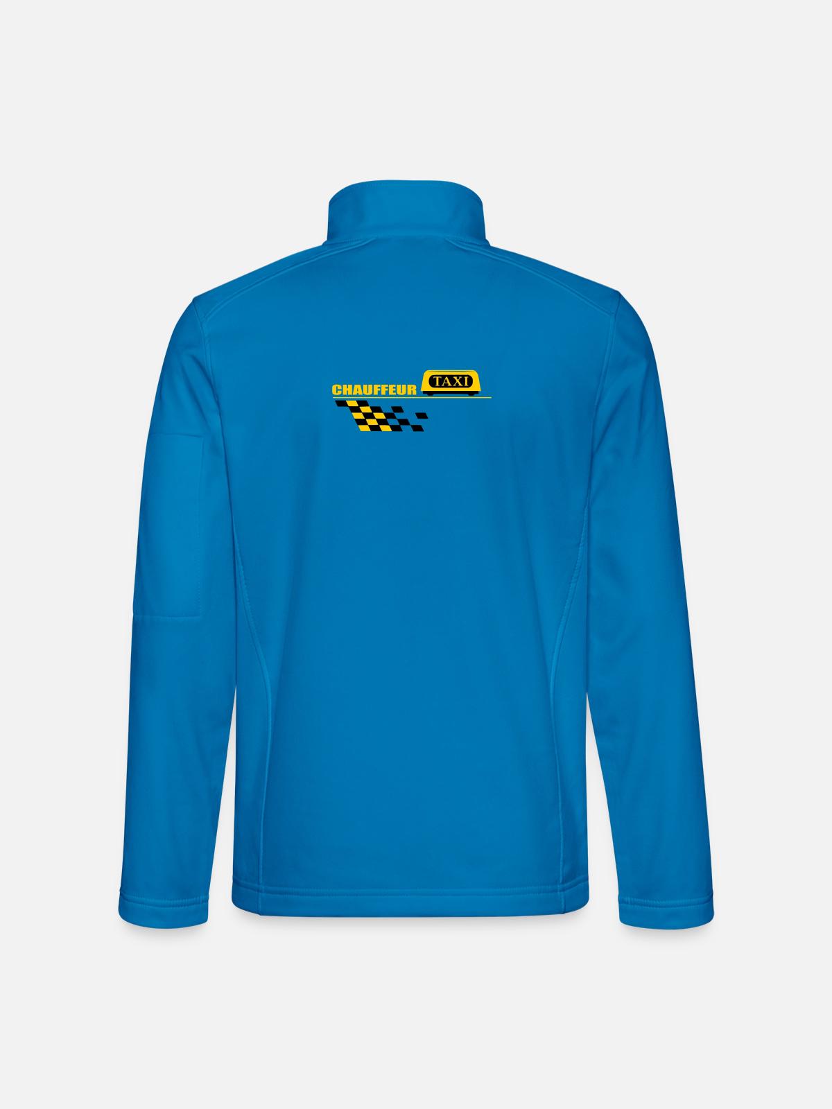 Taxi driver - Unisex Softshell Jacket - light blue - Back