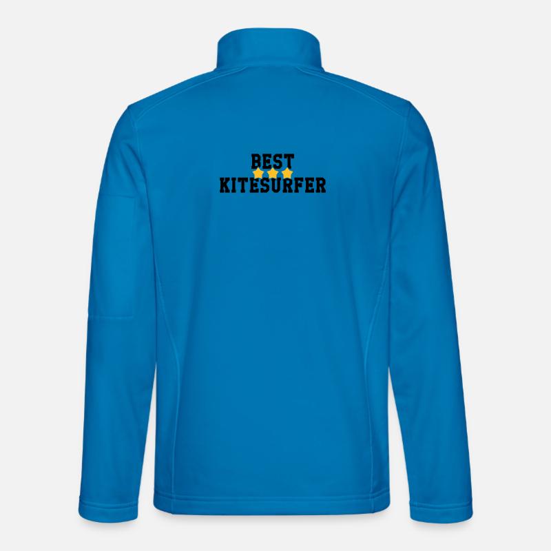 Kiteboarding Kitesurfing Kitesurf Kitesurfer - Unisex Softshell Jacket - light blue