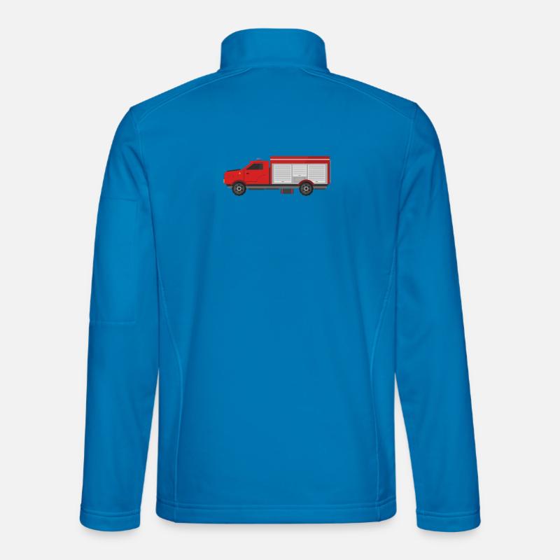 Fire truck Unisex Softshell Jacket