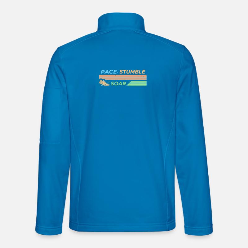 PACE STUMBLE SOAR - Unisex Softshell Jacket - light blue