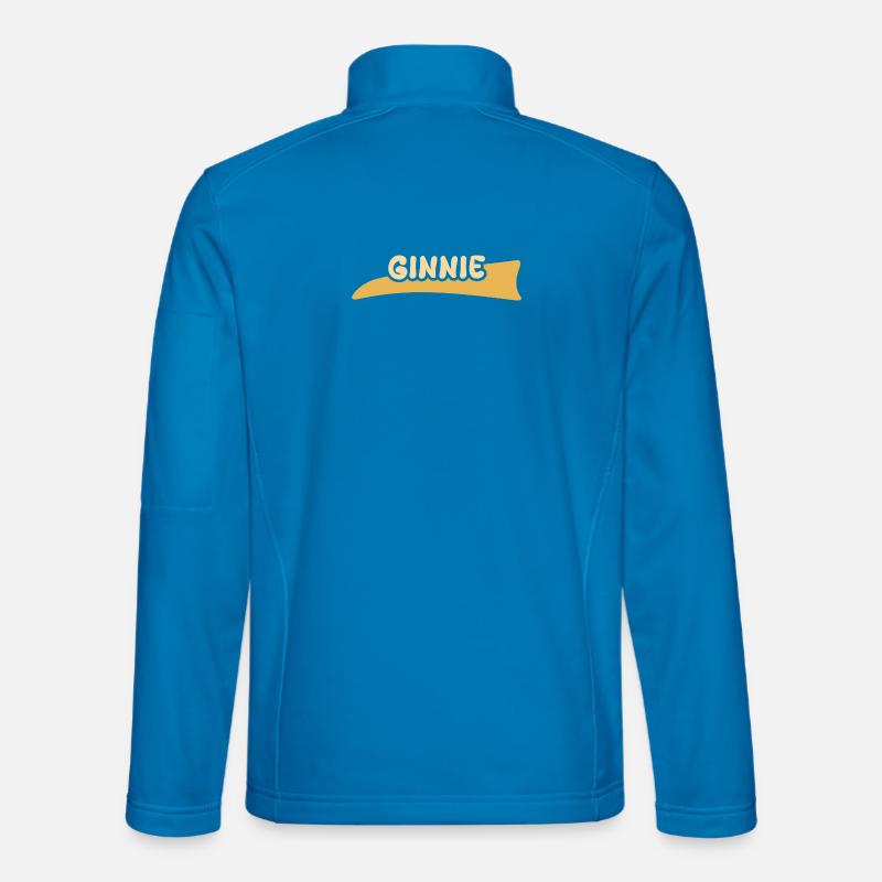 Ginnie als Vorname - Unisex Softshelljacke - Lichtblau