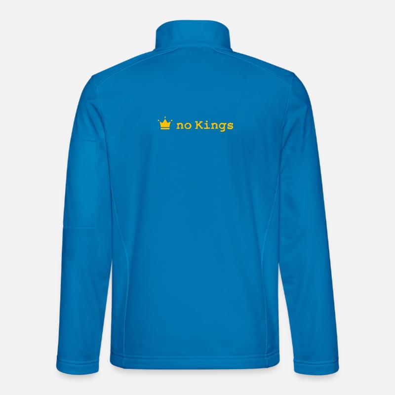 No Kings - Unisex Softshell Jacket - light blue