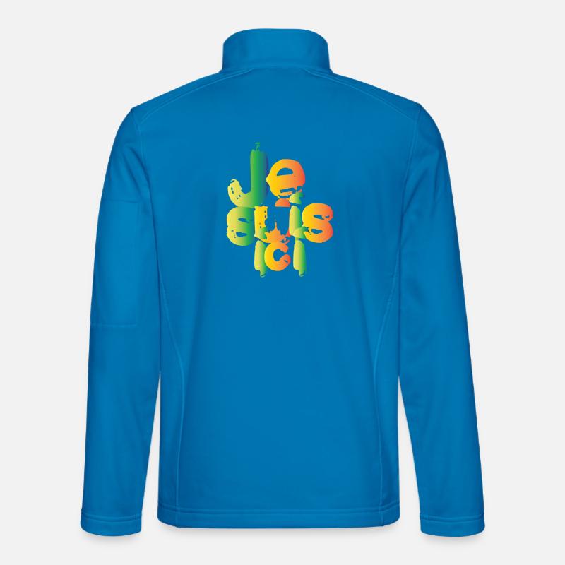 je suis ici - Veste en tissu softshell Unisexe - bleu clair
