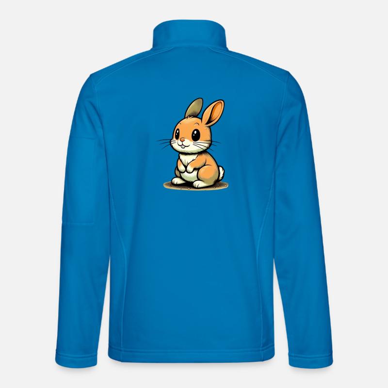 Kaninchen - Unisex Softshelljacke - Lichtblau
