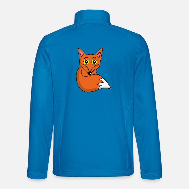 Cute Fox - Unisex Softshell Jacket - light blue