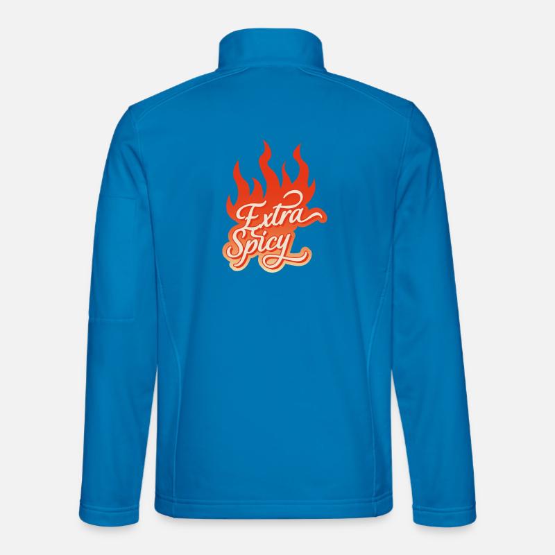 Extra Spicy – Feurige Typografie Unisex Softshelljacke