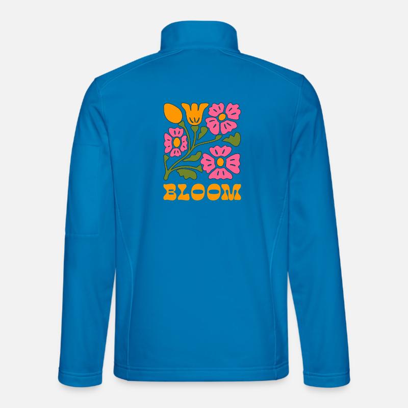 Blütenpracht Pop Art - Unisex Softshelljacke - Lichtblau