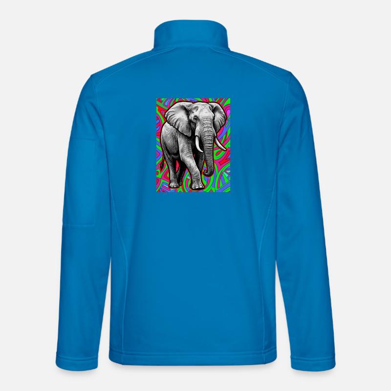 elephant - Unisex Softshell Jacket - light blue