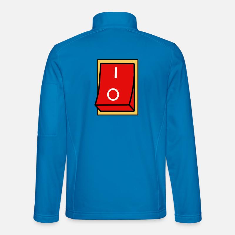 ON - OFF SWITCH - Unisex Softshell Jacket - light blue