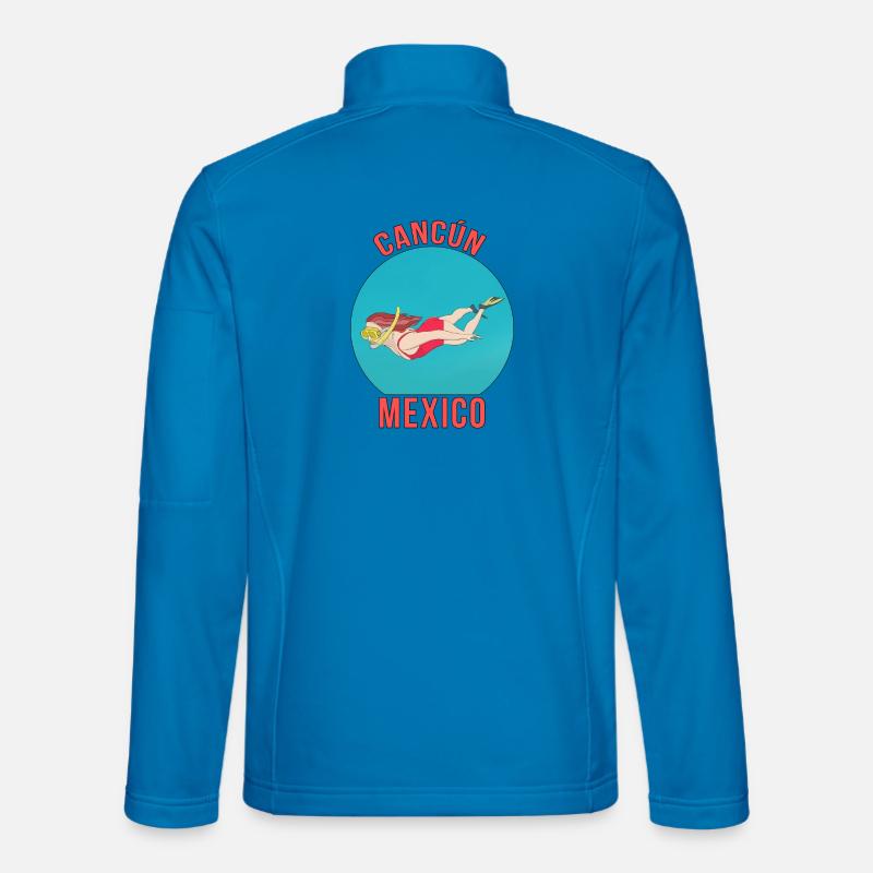 Cancun Quintana Roo Mexico - Unisex Softshell Jacket - light blue