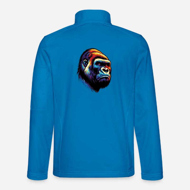 Gorilla - Unisex Softshelljacke - Lichtblau