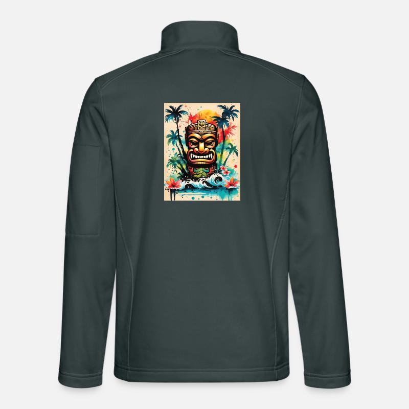 Tiki Splash art Unisex Softshelljacke