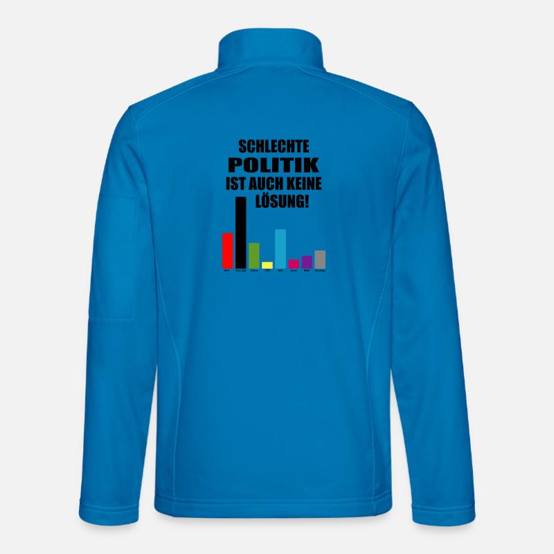 Bad politics is not a solution either Unisex Softshell Jacket