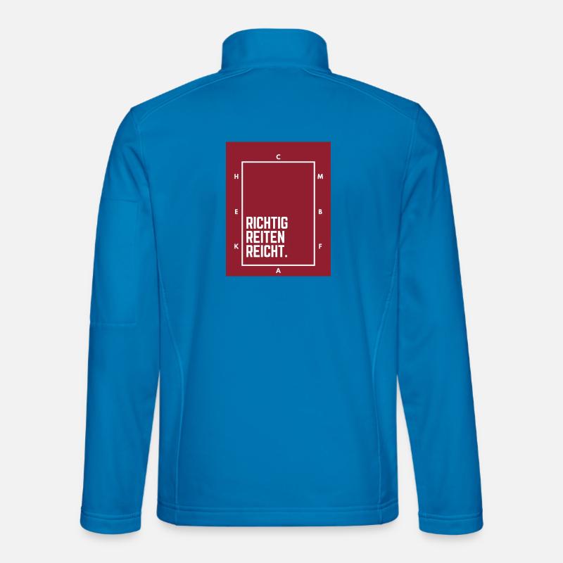 Riding properly is enough. - Unisex Softshell Jacket - light blue