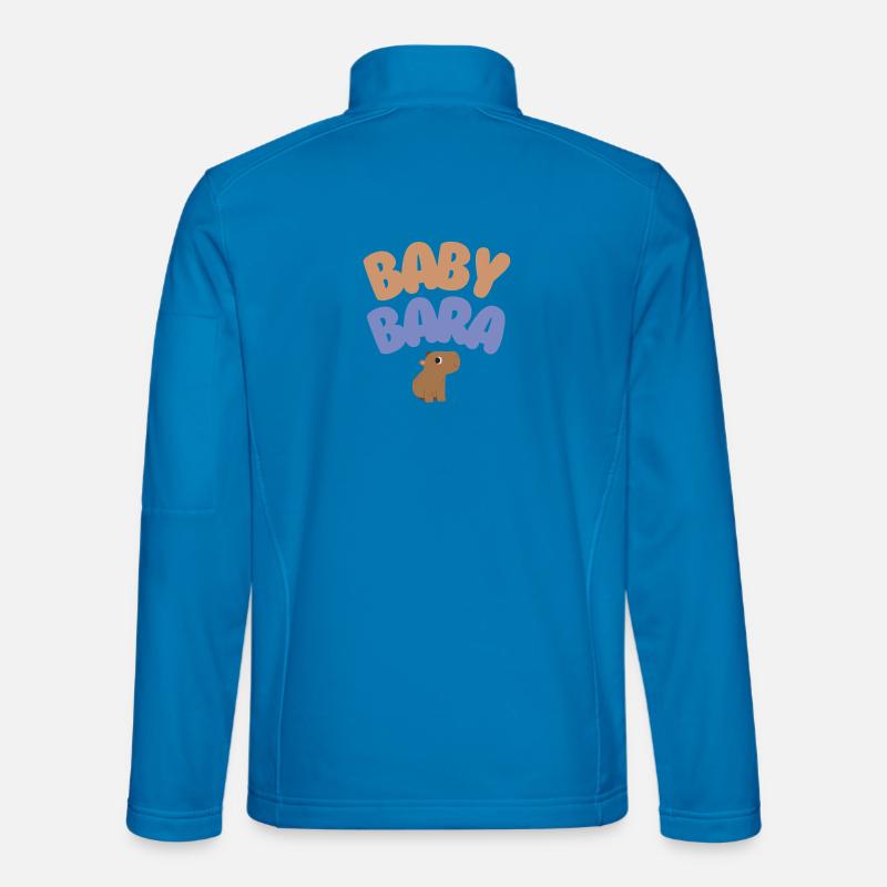Baby Bara Capybara - Unisex Softshelljacke - Lichtblau