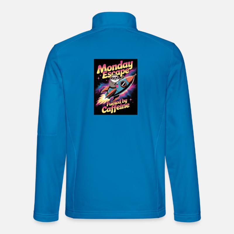 Lunedì fuga da bradipo in Rocket - Giacca softshell unisex - celeste
