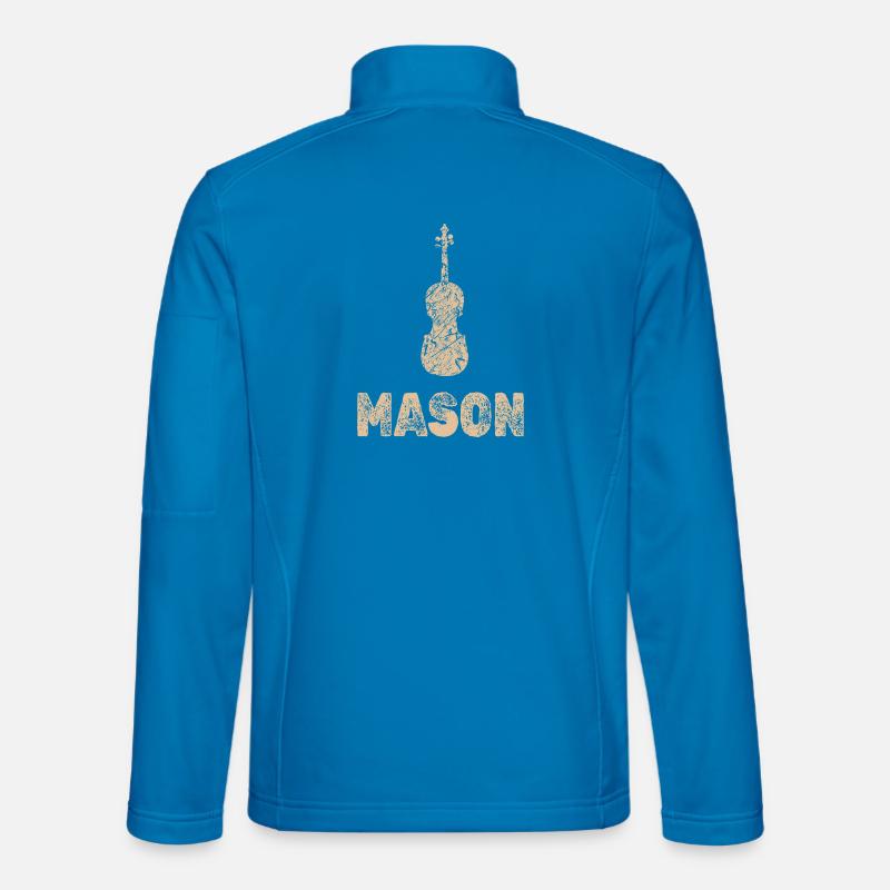 Gift for Mason - Unisex Softshell Jacket - light blue