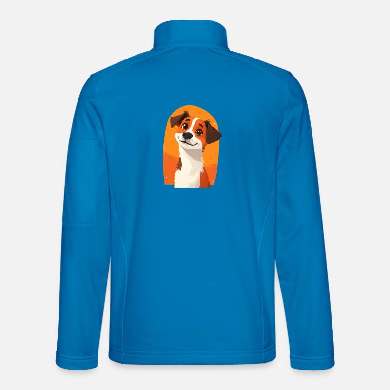 Cute dog - Unisex Softshell Jacket - light blue