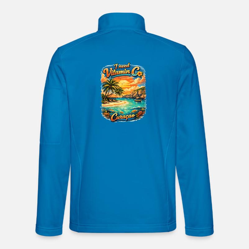 Vitamin C Curaçao - Unisex Softshelljacke - Lichtblau