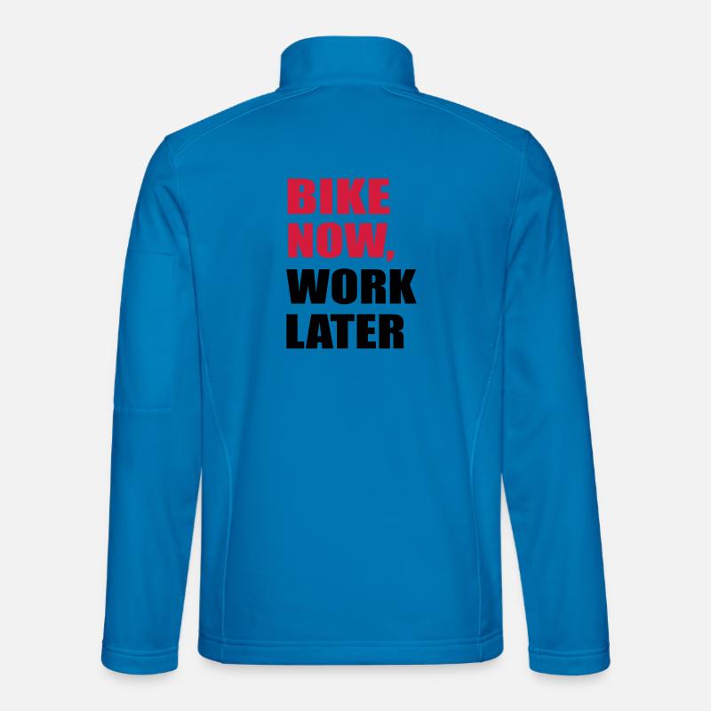 Motorrad - Unisex Softshelljacke - Lichtblau