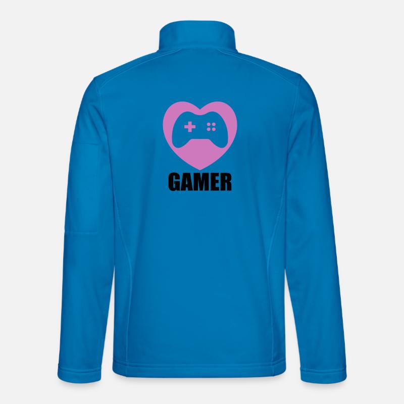 Gamer - Unisex Softshell Jacket - light blue