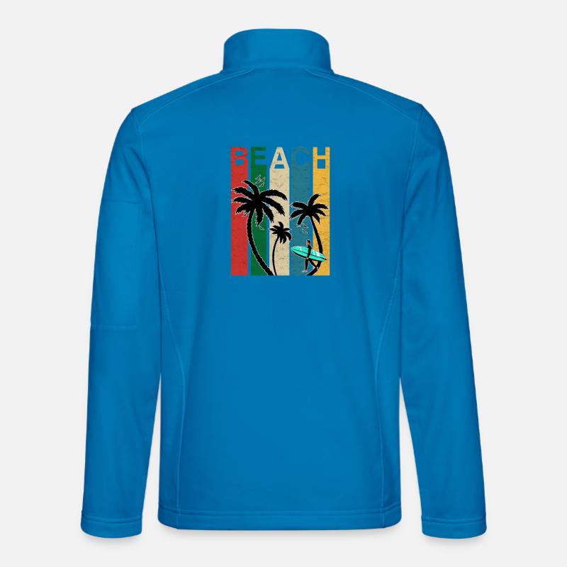 Colored Beach Fun Unisex Softshell Jacket