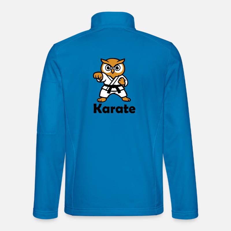Karate Eule Unisex Softshelljacke