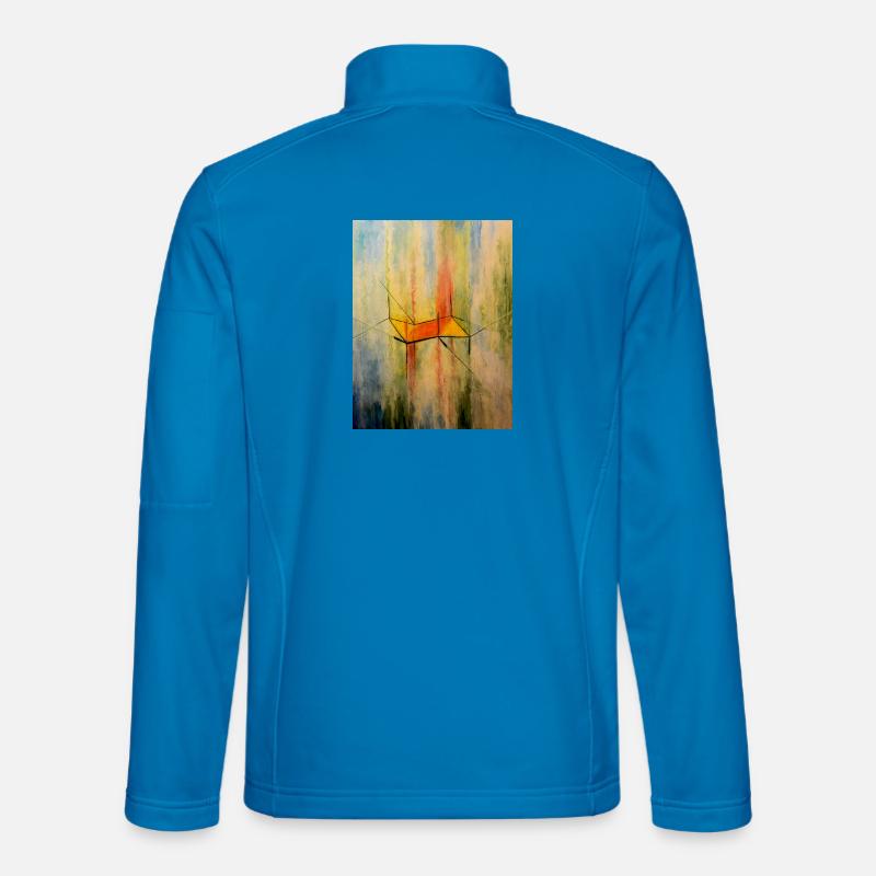 Cyclohexan Stuhl Konformation Zusammensetzung - Unisex Softshelljacke - Lichtblau