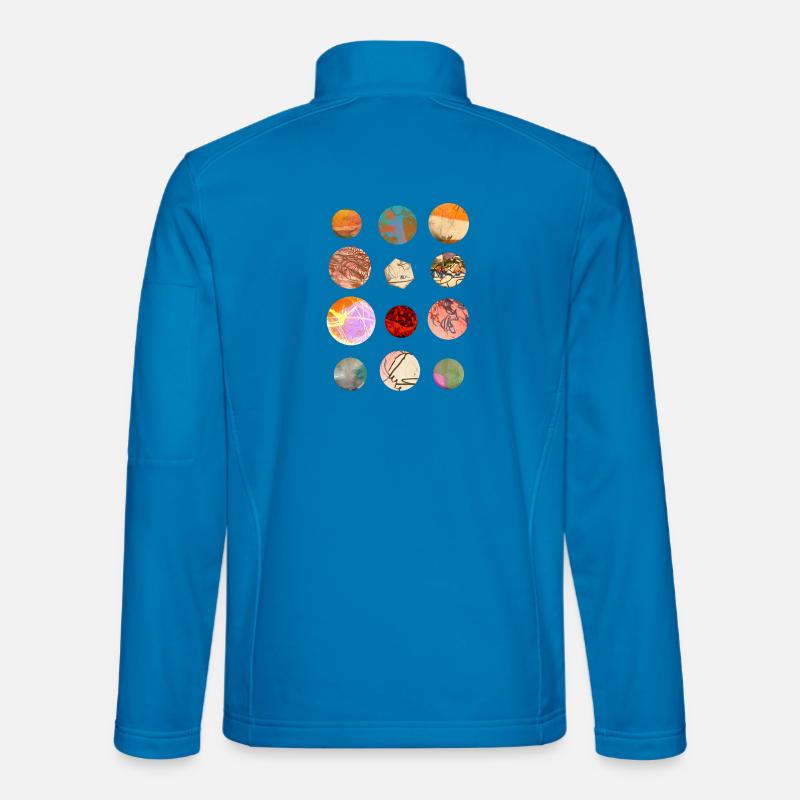 Murmeln und Planeten - Unisex Softshelljacke - Lichtblau