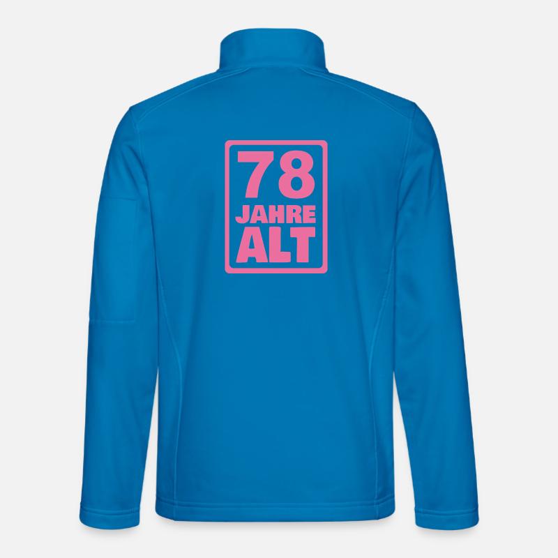 Year 78 - Unisex Softshell Jacket - light blue
