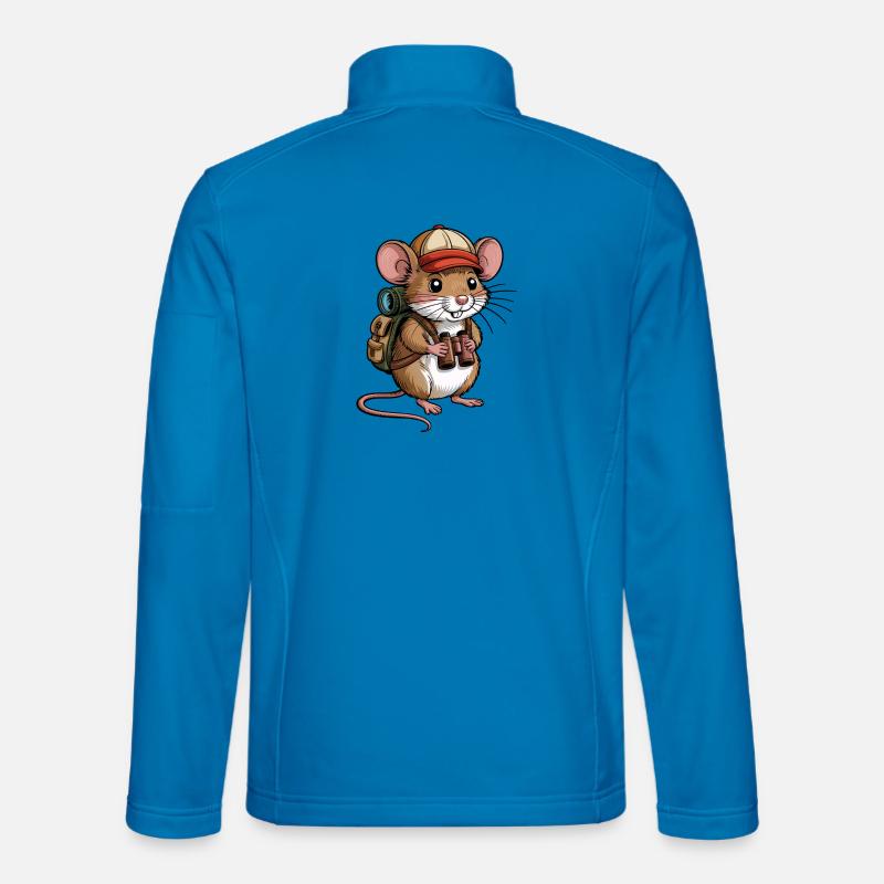 Wandermouse Adventure - Unisex Softshell Jacket - light blue