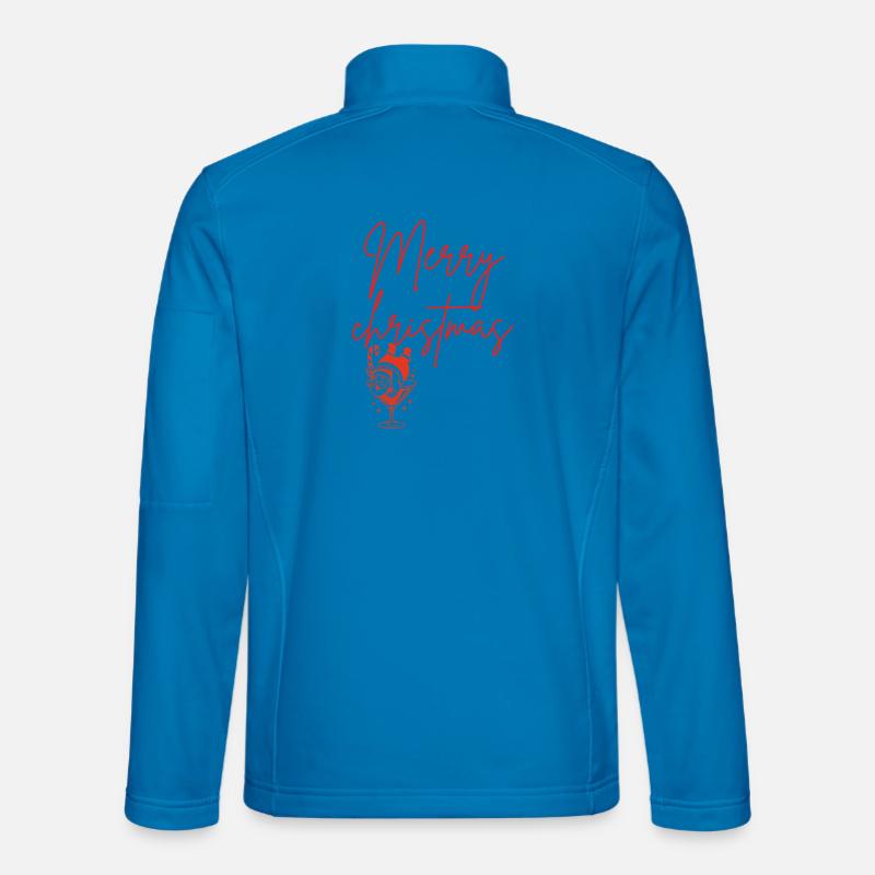 Frohe Weihnachten - Unisex Softshelljacke - Lichtblau