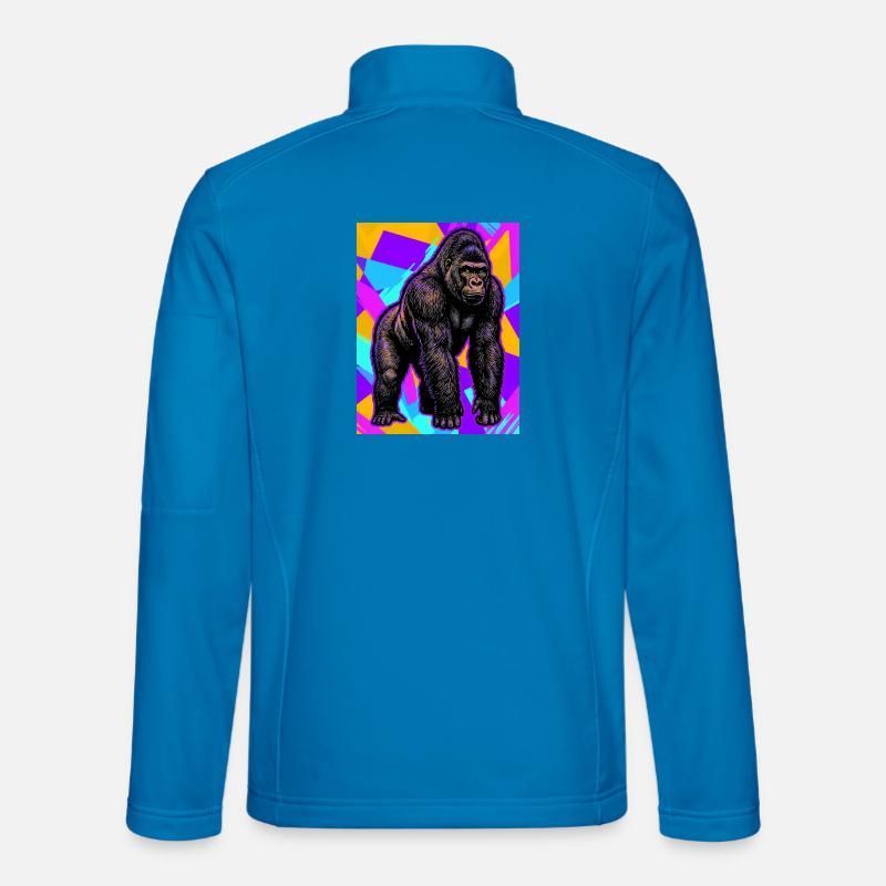 Gorilla - Unisex Softshelljacke - Lichtblau