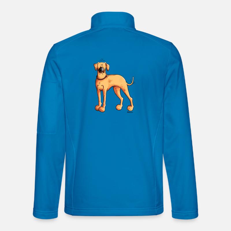 Süßer Rhodesian Ridgeback - Unisex Softshelljacke - Lichtblau