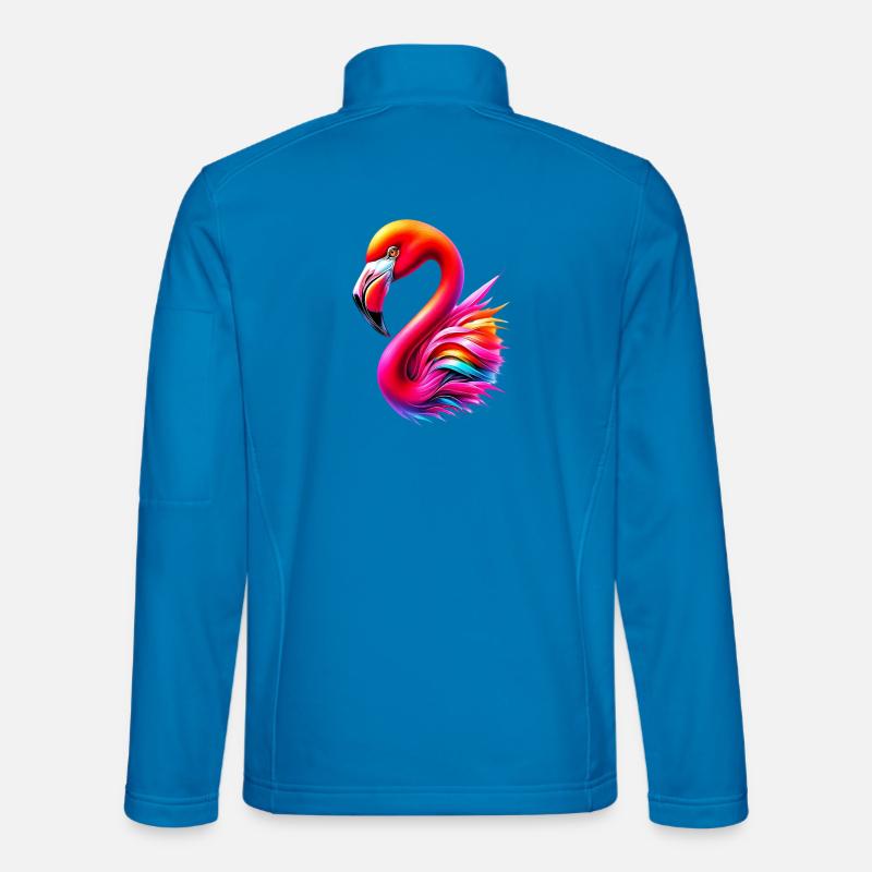 Flamant - Veste en tissu softshell Unisexe - bleu clair