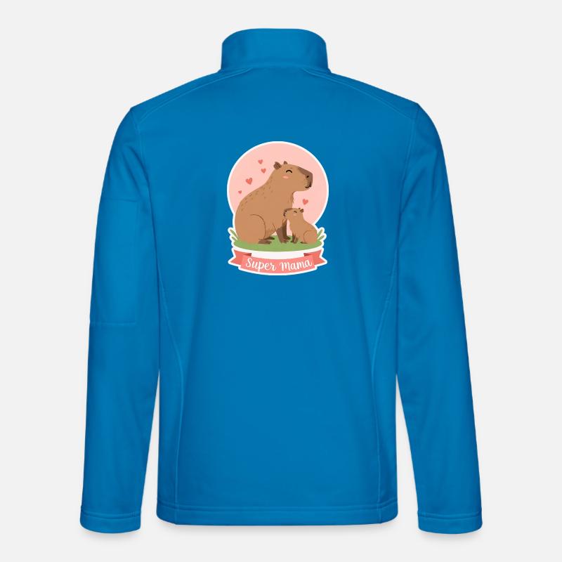 mother kapibara - Unisex Softshell Jacket - light blue