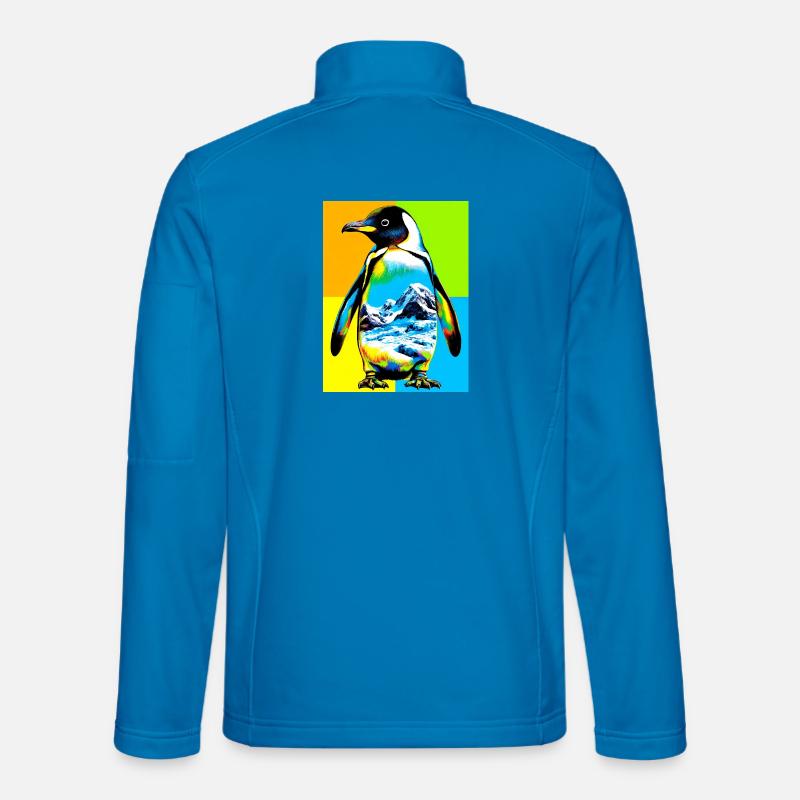 penguin - Unisex Softshell Jacket - light blue