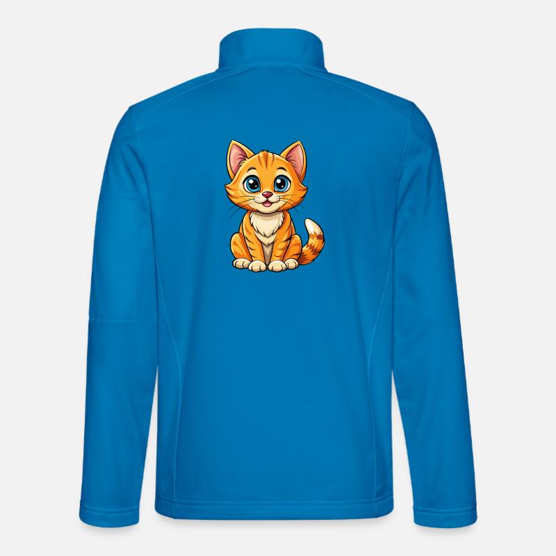 Baby-Katze - Unisex Softshelljacke - Lichtblau