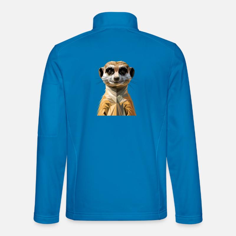 Suricate Suricate Douce Mangouste Suricate - Veste en tissu softshell Unisexe - bleu clair