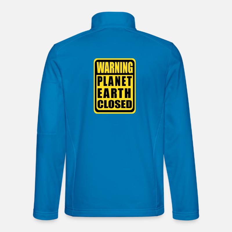 Planet Earth Closed - Unisex Softshell Jacket - light blue