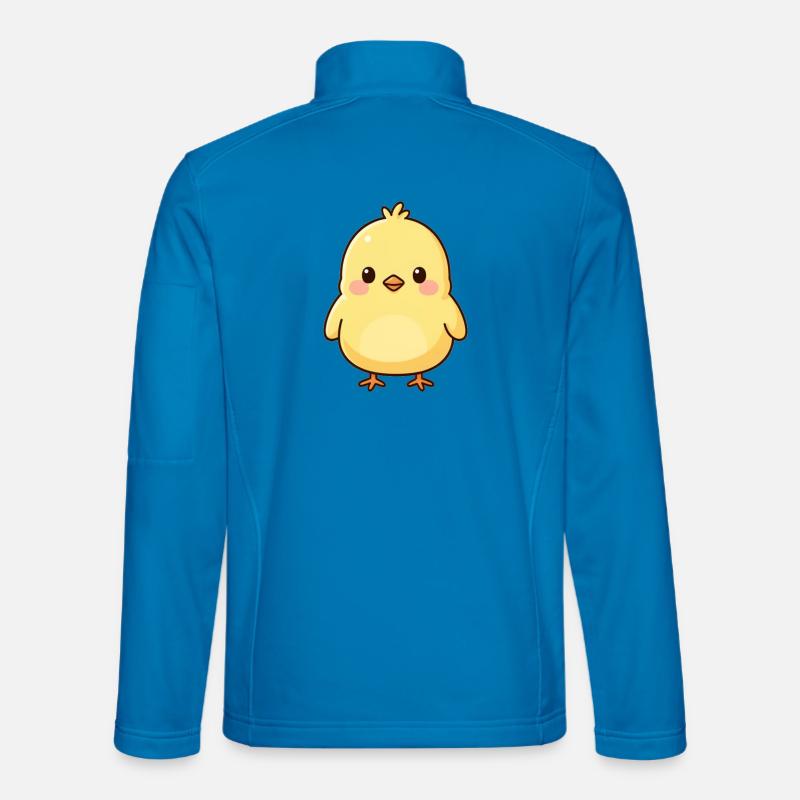 Cute Kawaii Chick Gift - Unisex Softshell Jacket - light blue