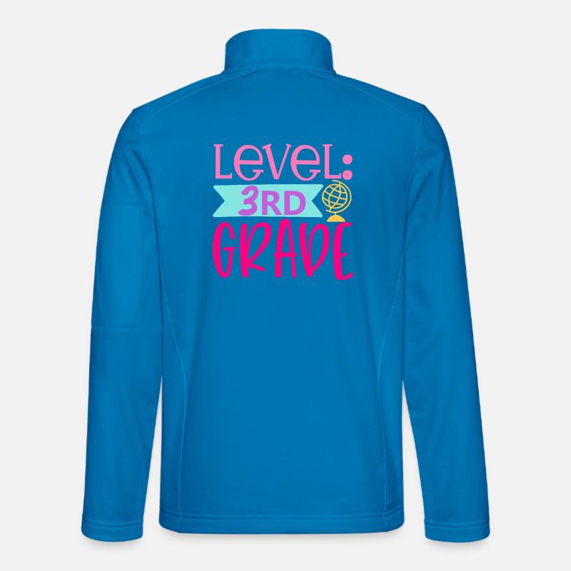 Grade 3 Unlocked – Back to School - Unisex Softshell Jacket - light blue