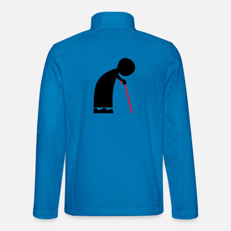 Oma - Unisex Softshelljacke - Lichtblau